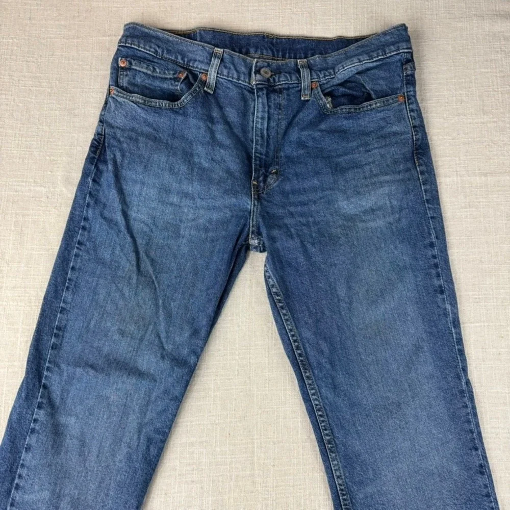 Levi's 511 Slim Fit Jeans Mens 34x30 Medium Wash Blue Good Denim Straight Leg
